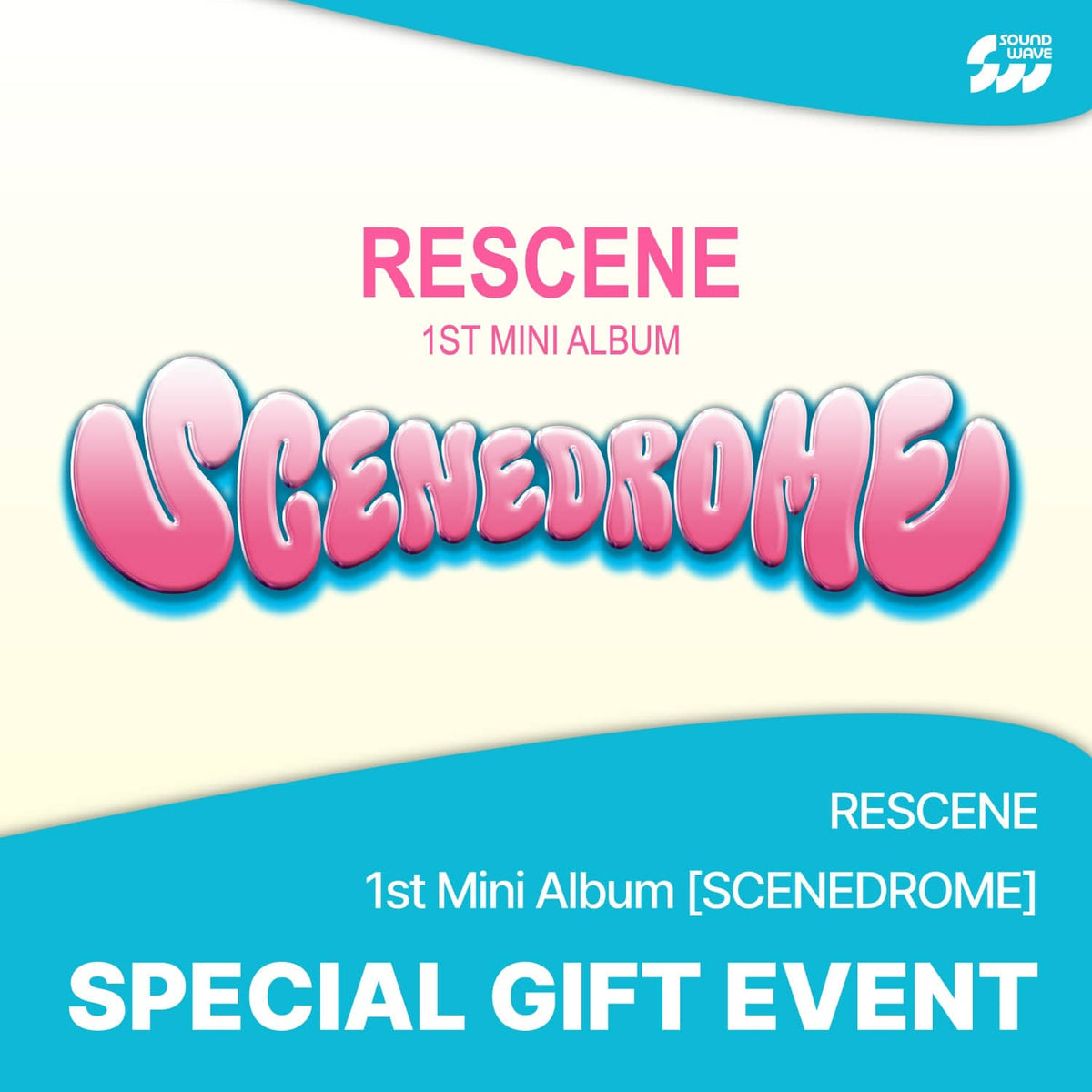 RESCENE - 1st Mini Album Scenedrome Versione PLVE (Random) - Senza CD, Carta + Digital Photocard, Copertina Random