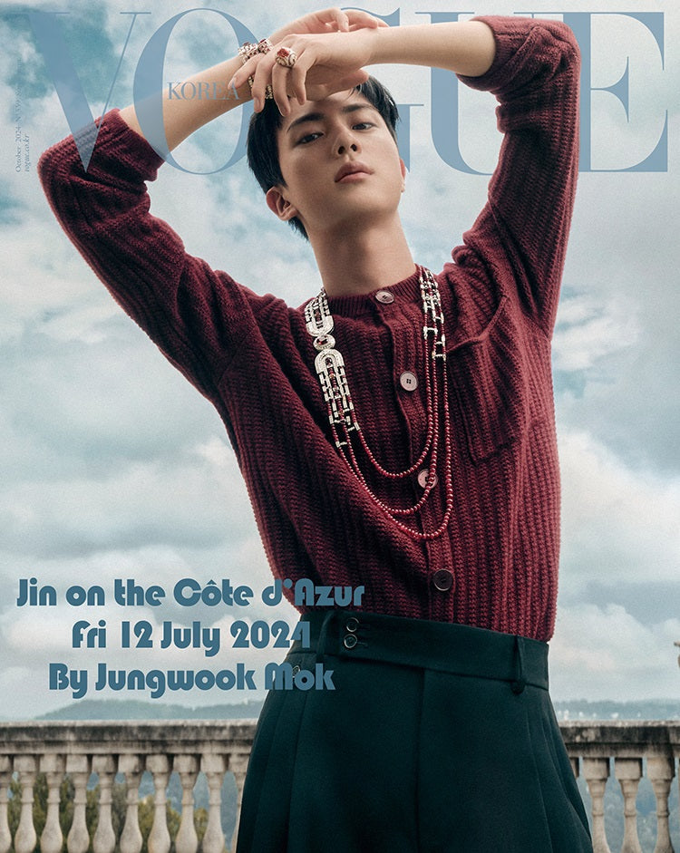 BTS JIN VOGUE 2024 OCTOBER ISSUE K.Story.Peru
