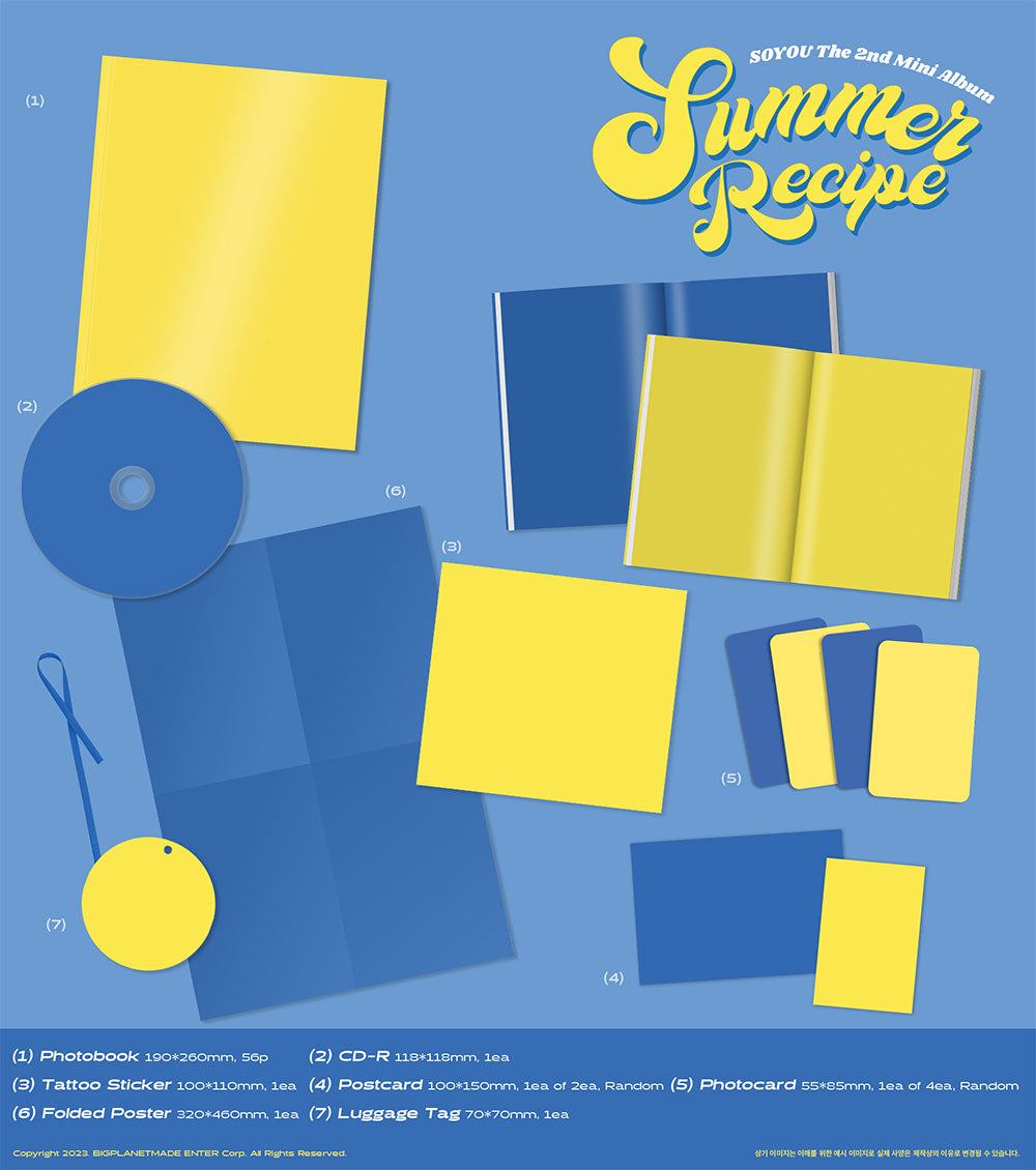 SOYOU - SUMMER RECIPE 2ND MINI ALBUM – K.Story.Peru