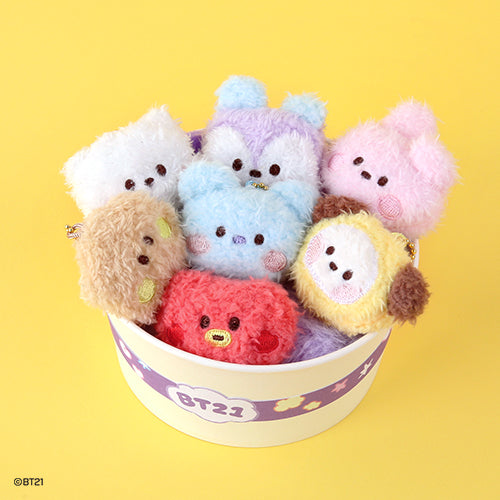 BT21 minini Plush Keyring Face