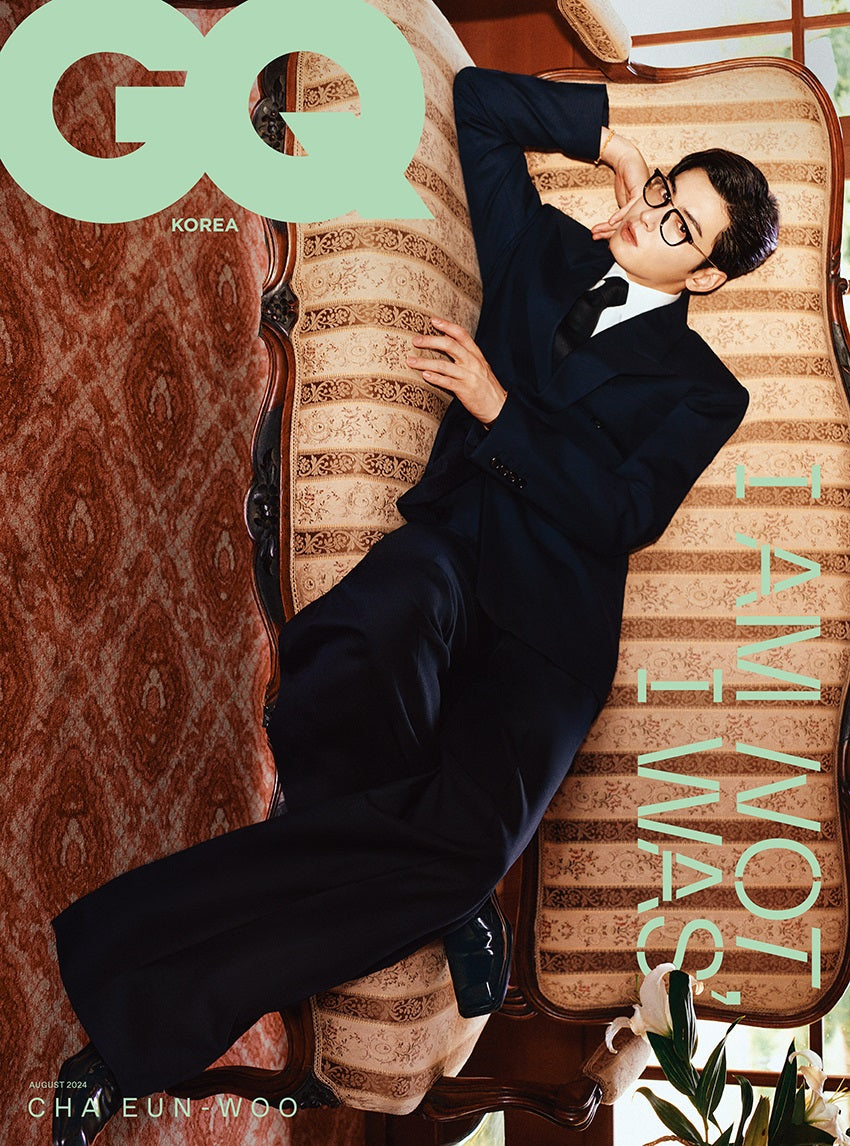 CHA EUNWOO - GQ MAGAZINE 2024 AUGUST ISSUE