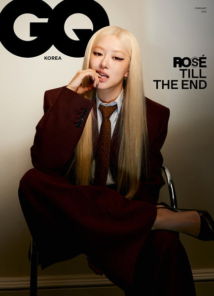 [Pre-Order] BLACKPINK ROSE - GQ KOREA MAGAZINE 2025 FEBRUARY ISSUE