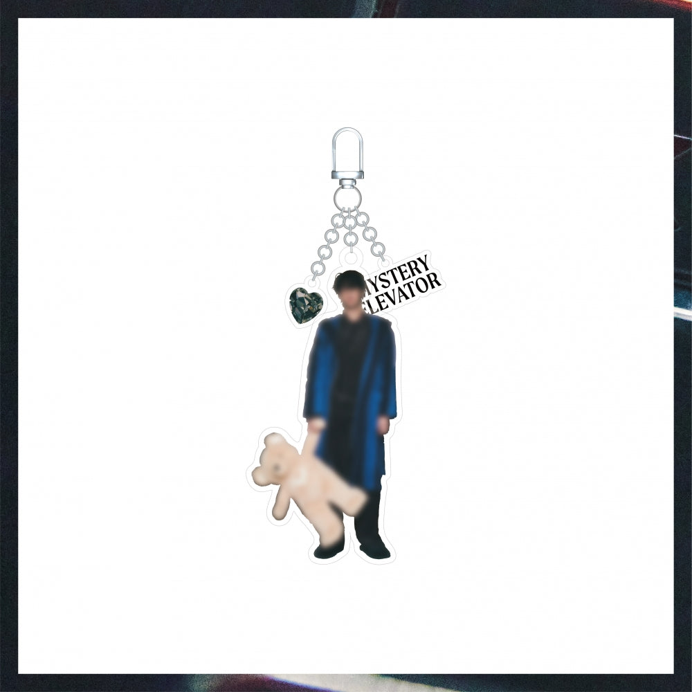 CHA-EUN-WOO - 2024 JUST ONE 10 MINUTE MYSTERY ELEVATOR OFFICIAL MD ACRYLIC KEYRING