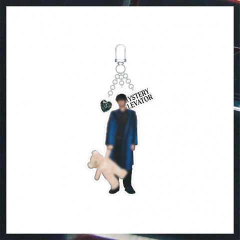 CHA-EUN-WOO - 2024 JUST ONE 10 MINUTE MYSTERY ELEVATOR OFFICIAL MD ACRYLIC KEYRING