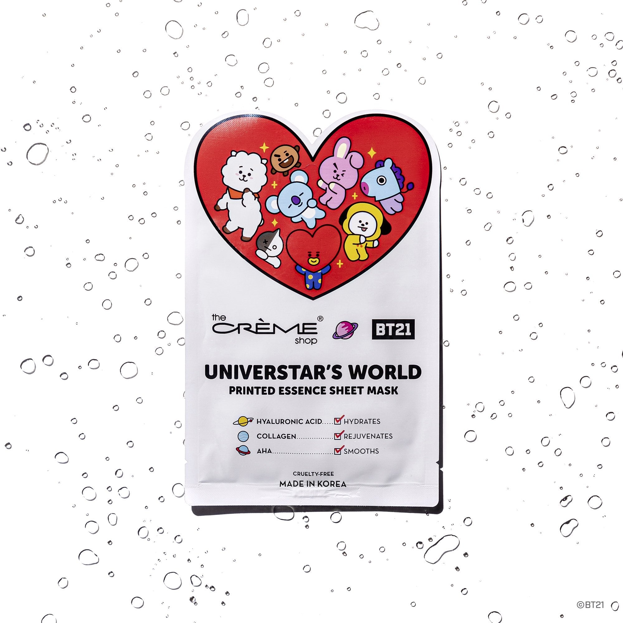 BT21 UNIVERSTAR’S WORLD  (Mascarilla K-Beauty)