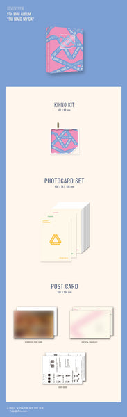 (OUTLET) SEVENTEEN - 5TH MINI ALBUM YOU MAKE MY DAY SET THE SUN VER.