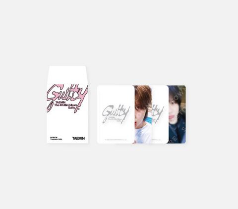 TAEMIN - RANDOM TRADING CARD SET [GUILTY 4TH MINI ALBUM OFFICIAL MD]