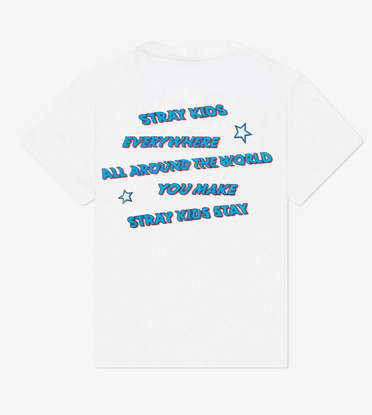 Stray Kids T-SHIRT / WHITE 『Fan Connecting 2024 "SKZ TOY WORLD"』