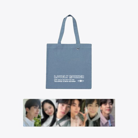 LOVELY RUNNER POP-UP STORE OFFICIAL MD - Denim Eco bag + Photocard SET