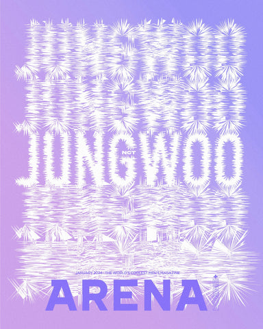 NCT JUNGWOO ARENA HOMME MAGAZINE 2024 JANUARY ISSUE