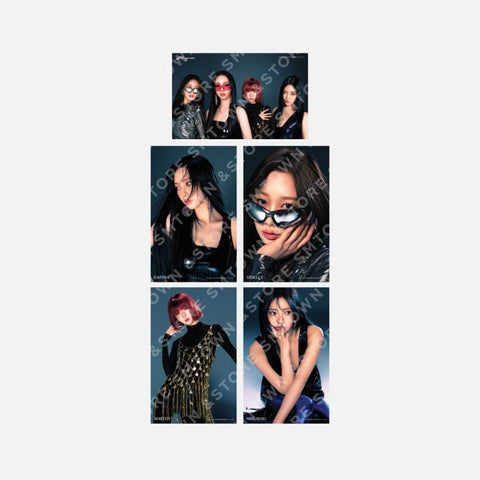 AESPA - WHIPLASH POP UP OFFICIAL MD 4X6 PHOTO SET