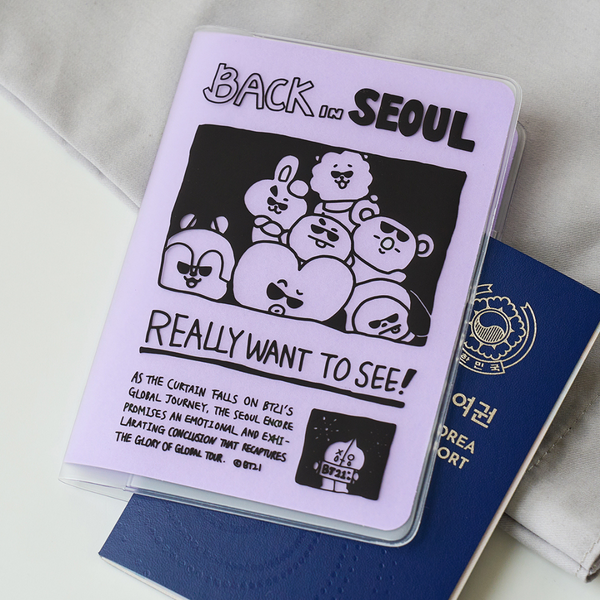 BT21 PASSPORT COVER CITY EDITION