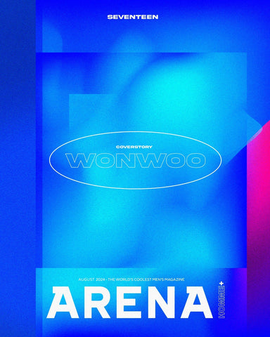 [Pre-Order] SEVENTEEN WONWOO - ARENA HOMME MAGAZINE 2024 AUGUST ISSUE