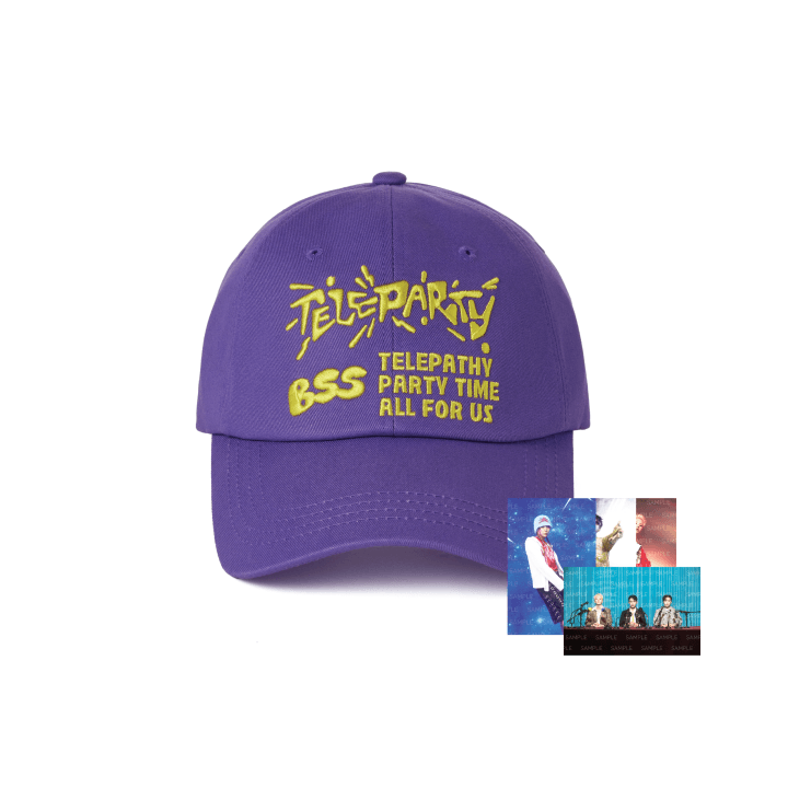 [Pre-Order] SEVENTEEN BSS - TELEPARTY 2ND SINGLE ALBUM OFFICIAL MD BALL CAP PURPLE