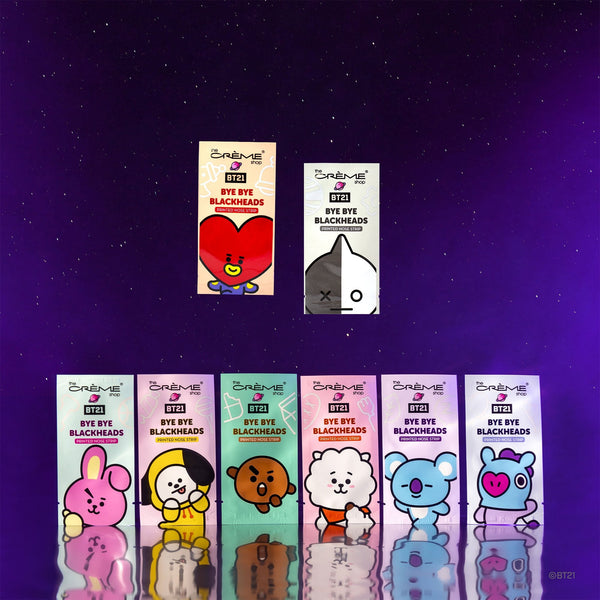 BT21 : Bye Bye Blackheads (Tiras para remover puntos negros K-Beauty)