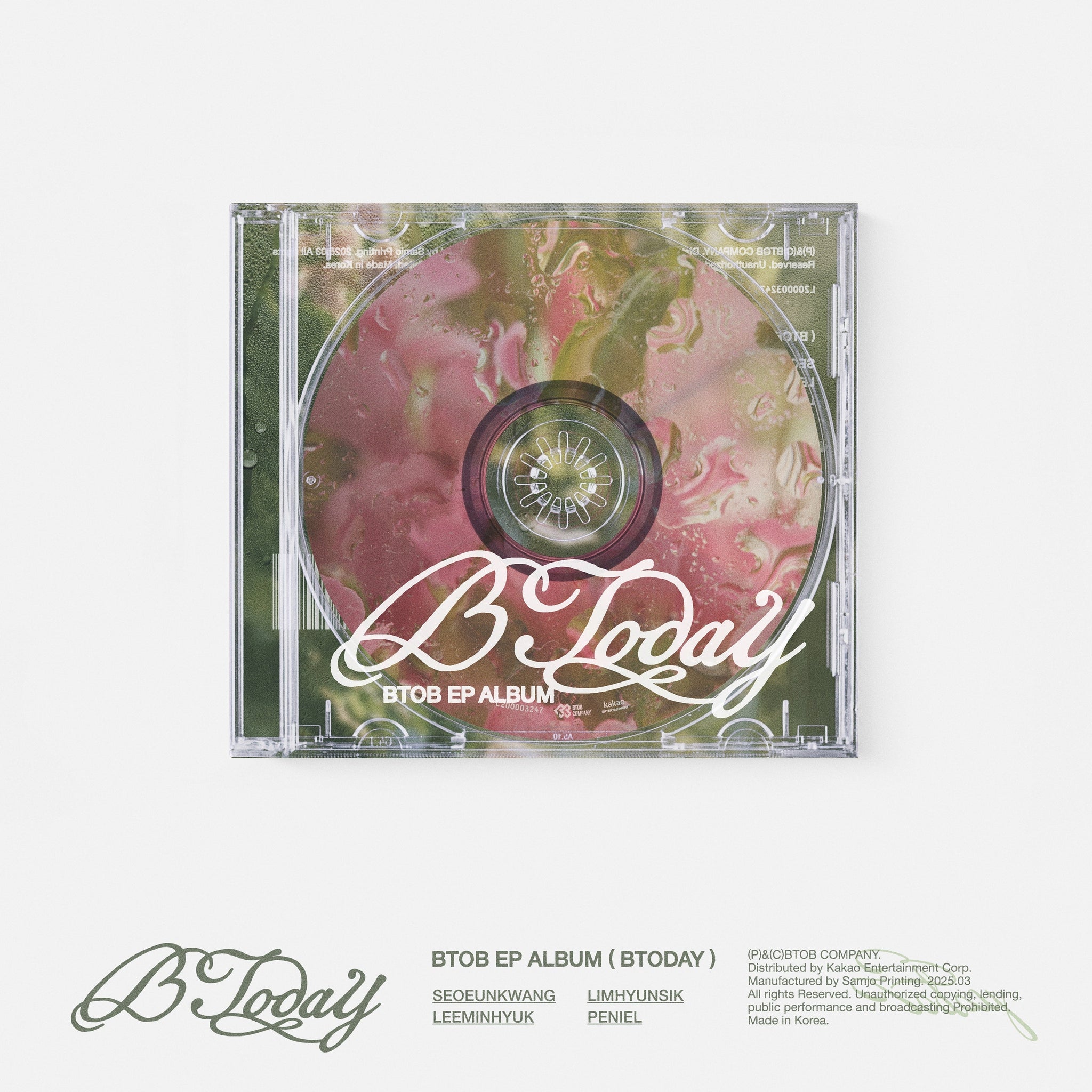 BTOB - BTODAY EP ALBUM JEWEL CASE VER