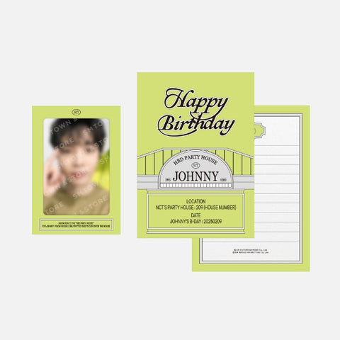 [Pre-Order] NCT JOHNNY - HBD PARTY HOUSE ARTIST BIRTHDAY PARTY CARD