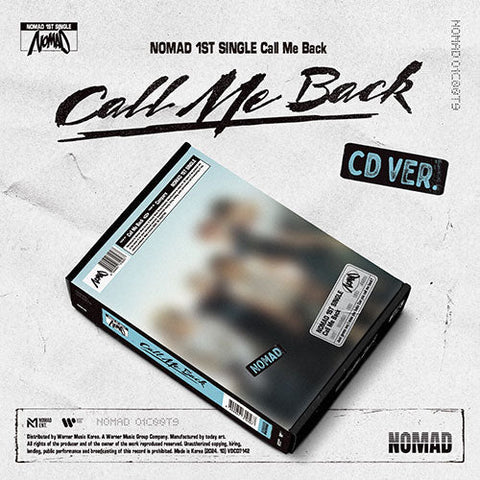 NOMAD - CALL ME BACK 1ST SINGLE ALBUM CD VER