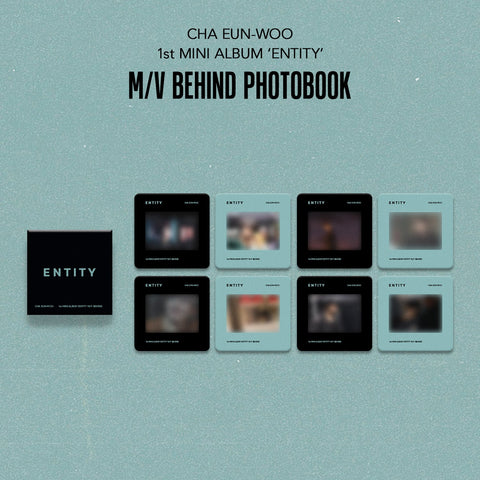 CHA EUN WOO - ENTITY 1ST MINI ALBUM M/V BEHIND PHOTOBOOK OFFICIAL MD FILM PHOTO SET