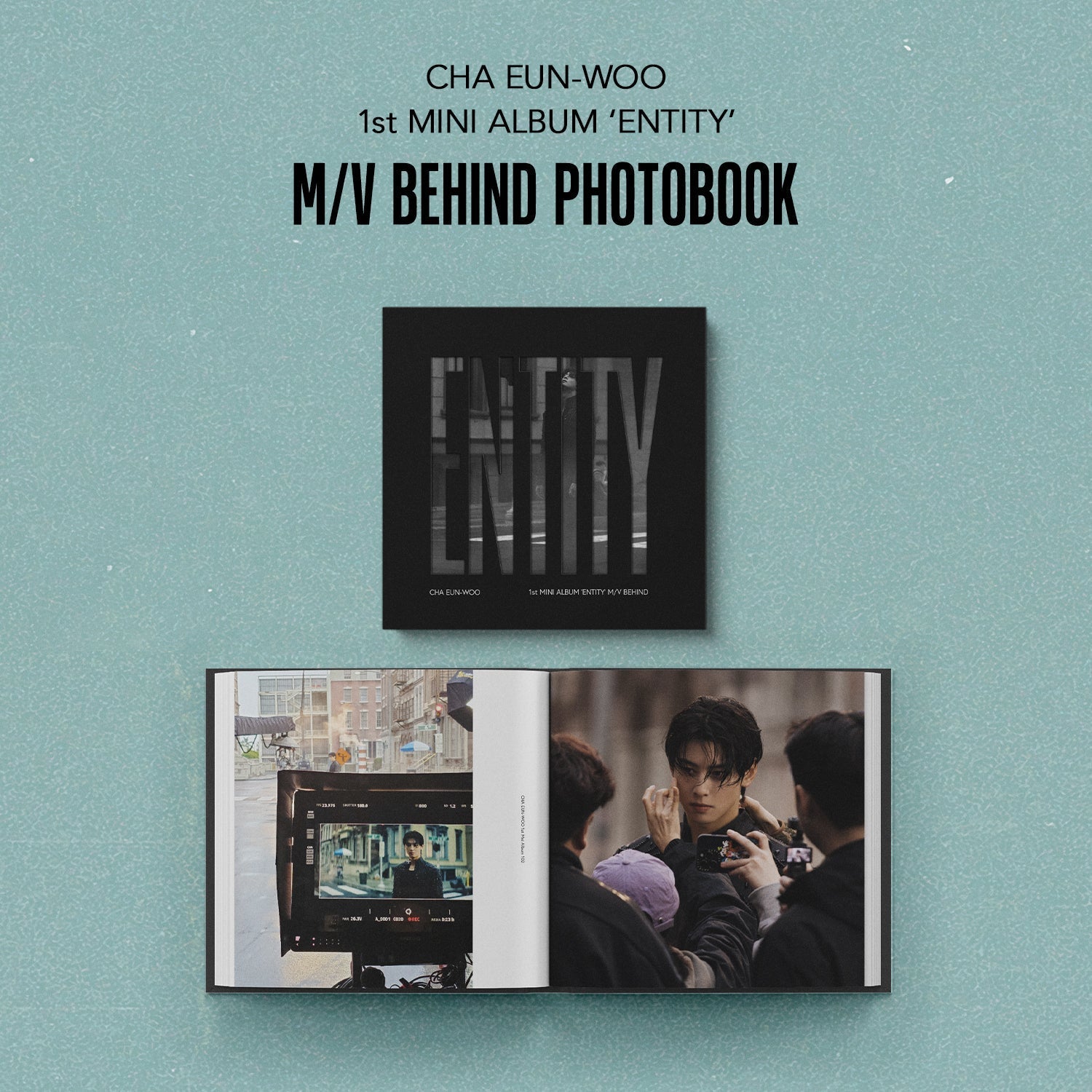 CHA EUN WOO - ENTITY 1ST MINI ALBUM M/V BEHIND PHOTOBOOK OFFICIAL MD PHOTOBOOK