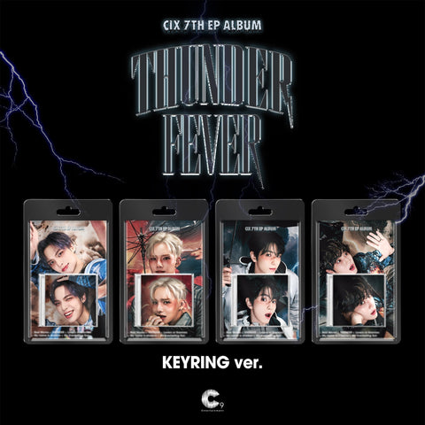 [Pre-Order] CIX - THUNDER FEVER 7TH EP ALBUM KEYRING ALBUM VER RANDOM