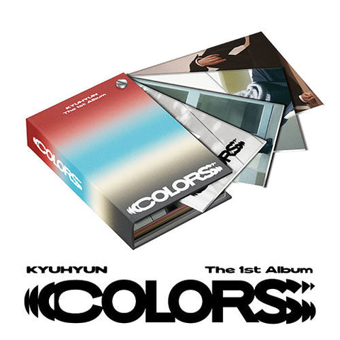 KYUHYUN - COLORS 1ST FULL ALBUM COLOR SWATCH BOOK VER