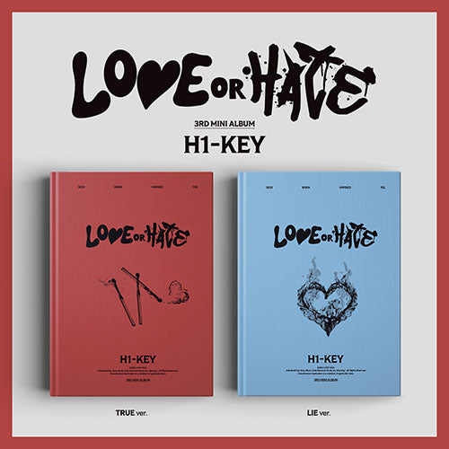 H1-KEY - LOVE OR HATE 3RD MINI ALBUM PHOTOBOOK