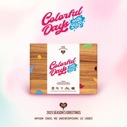 [Pre-Order] IVE - COLORFUL DAYS WITH IVE 2025 SEASON'S GREETING