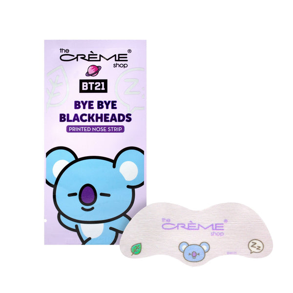 BT21 : Bye Bye Blackheads (Tiras para remover puntos negros K-Beauty)