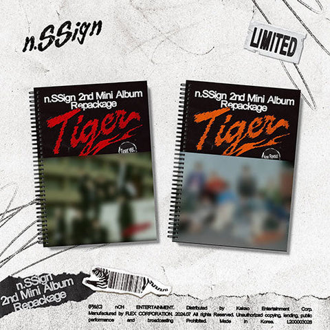 N.SSIGN - TIGER 2ND MINI ALBUM REPACKAGE PHOTO BOOK [Limited Edition]