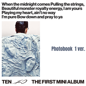 NCT TEN - TEN 1ST MINI ALBUM PHOTOBOOK 1 VER.