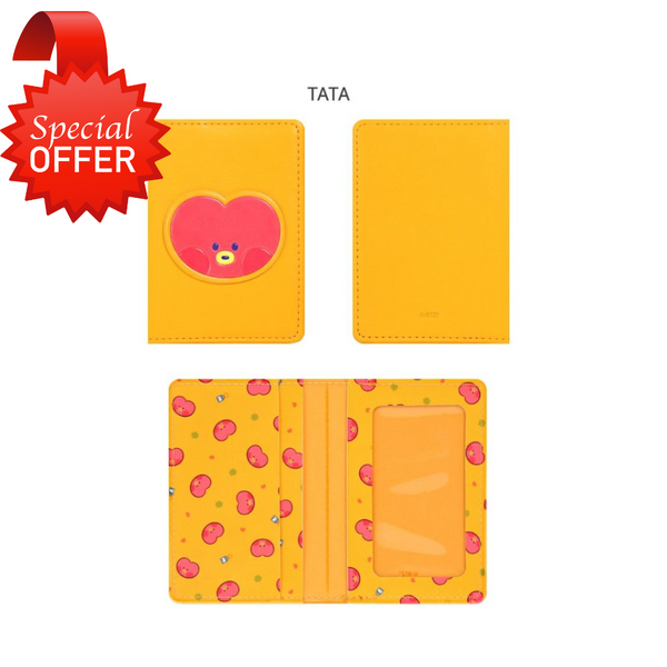 BT21 Minini Leather Patch Card Case