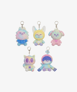 TXT - THE STAR CHAPTER : SANCTUARY OFFICIAL MD PPULBATU X SANCTUARY RAINBOW PLUSH KEYRING