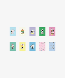 Wooteo Rj BTS - WOOTTEO X RJ COLLABORATION OFFICIAL MD POSTCARD SET – K.Story.Peru