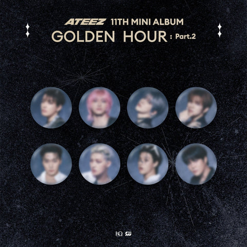 [Pre-Order] ATEEZ - GOLDEN HOUR : PART.2 POP UP OFFICIAL MD RANDOM CAN BADGE