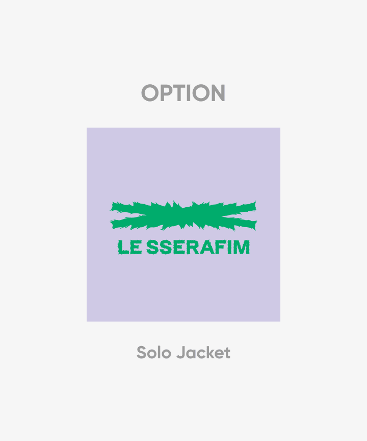 [Pre-Order] LE SSERAFIM - CRAZY JAPAN 3RD SINGLE ALBUM SOLO JACKE