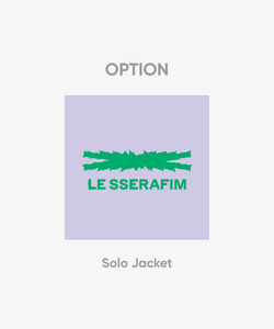 [Pre-Order] LE SSERAFIM - CRAZY JAPAN 3RD SINGLE ALBUM SOLO JACKE