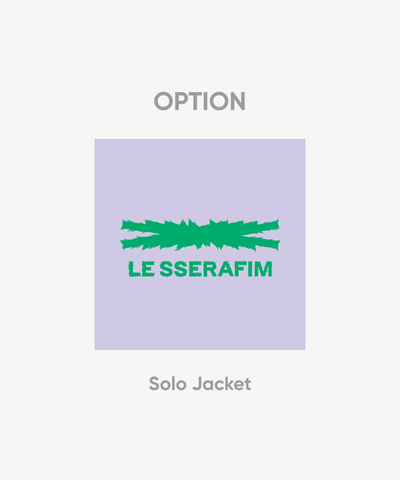 [Pre-Order] LE SSERAFIM - CRAZY JAPAN 3RD SINGLE ALBUM SOLO JACKE