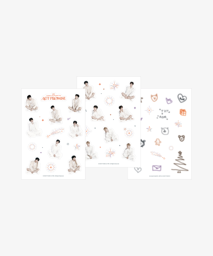 TXT - ACT : PROMISE WORLD TOUR OFFICIAL MD STICKER & TATTOO STICKER SET