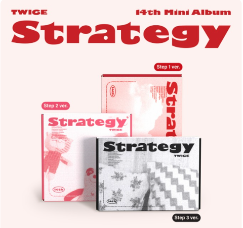 TWICE - STRATEGY 14TH MINI ALBUM STANDARD + POB