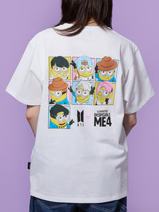 [Pre-Order] BTS - BTS X DM4 OFFICIAL MD SHORT SLEEVE T-SHIRT WHITE