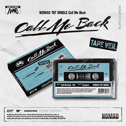 NOMAD - CALL ME BACK 1ST SINGLE ALBUM TAPE VER