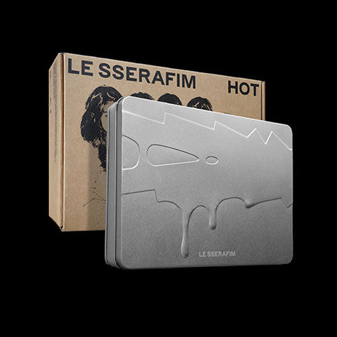 [Pre-Order] LE SSERAFIM - HOT 5TH MINI ALBUM TIN CASE VER