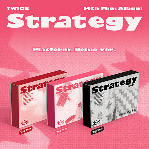 [Pre-Order] TWICE - STRATEGY 14TH MINI ALBUM PLATFORM NEMO VER