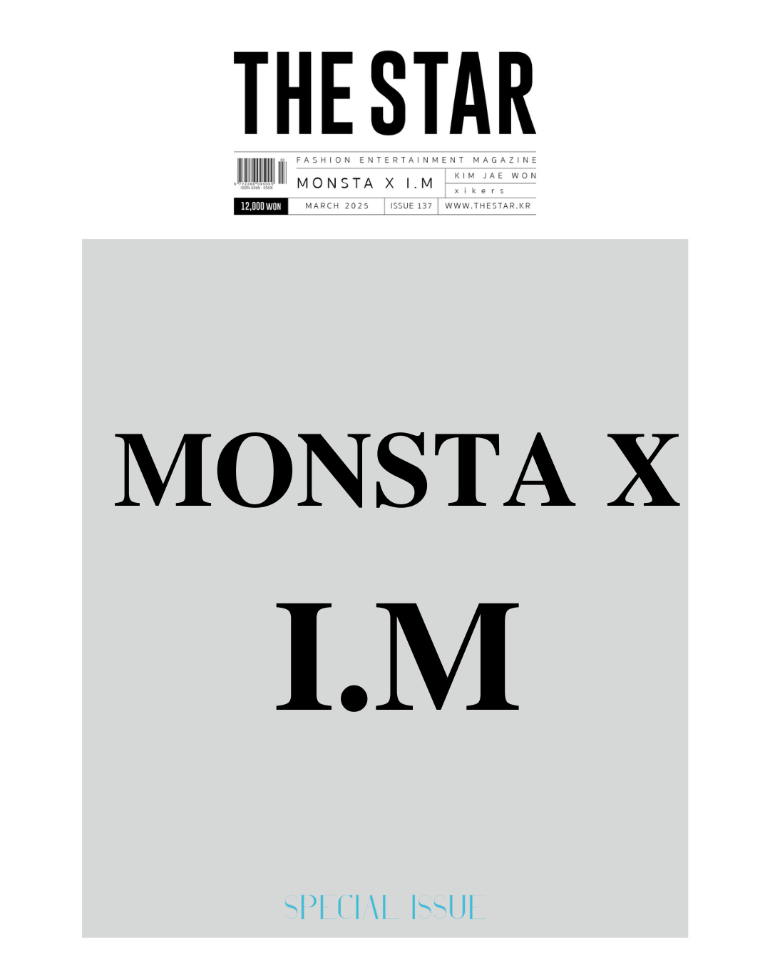 MONSTA-X I.M - THE STAR MAGAZINE 2025 MARCH ISSUE