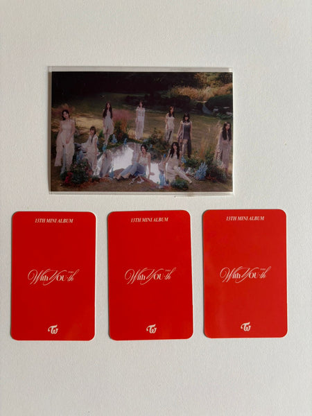 TWICE - WITH YOU-TH 13TH Photocards Oficiales