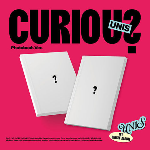 UNIS - CURIOUS 1ST SINGLE ALBUM PHOTOBOOK VER