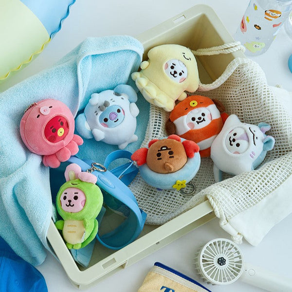 BT21 - BABY OCEAN FRIENDS MINI DOLL KEYRING