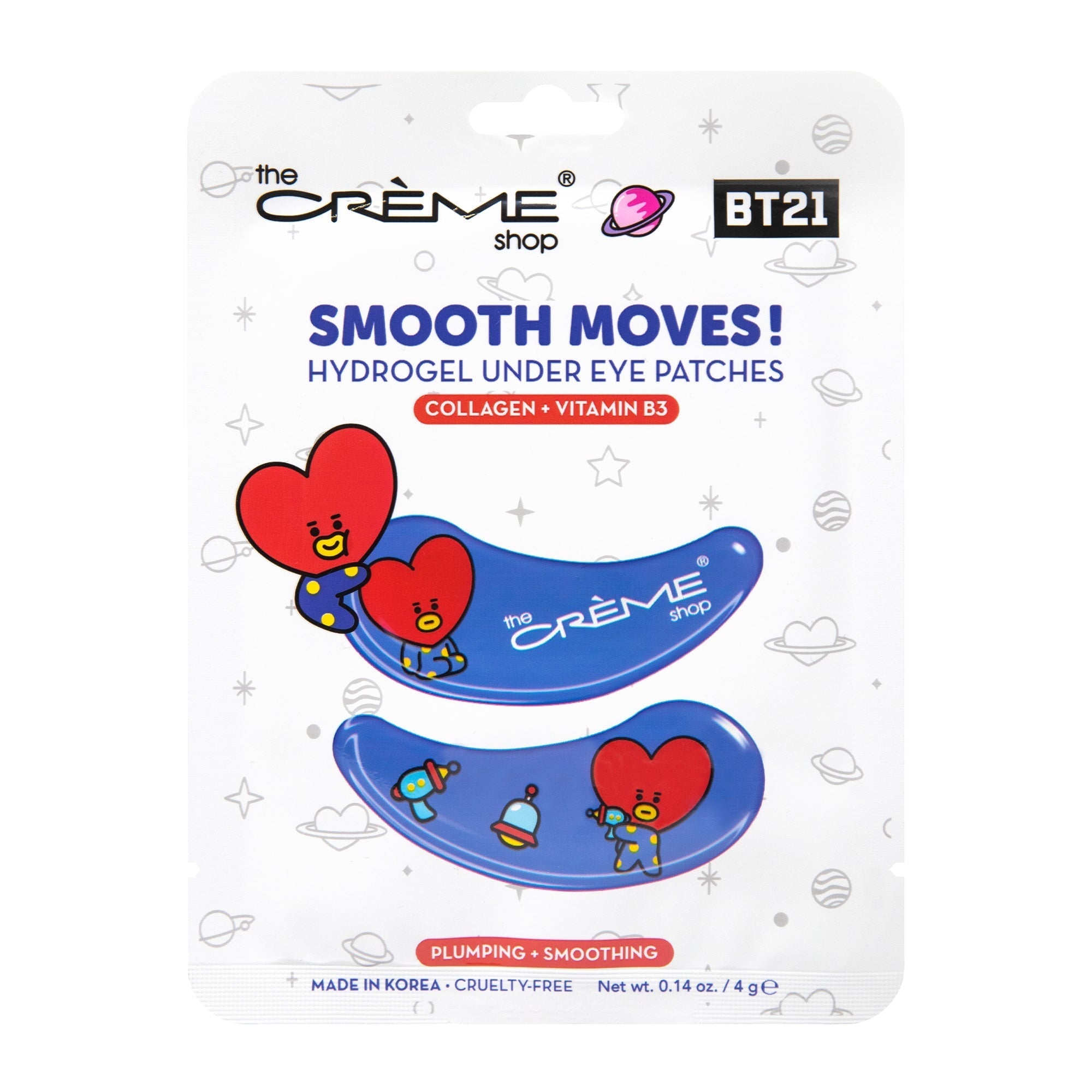 BT21 Hydrogel Under Eye Patch (Parches de Hydrogel para Ojeras K-Beauty)