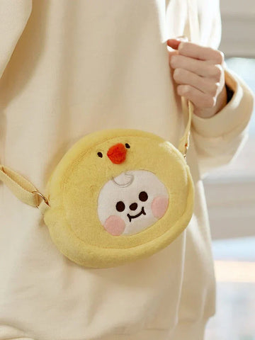 [Pre-Order] BT21 - BABY FLUFFY FACE DOLL CROSS BAG